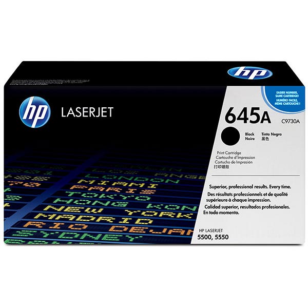 Genuine HP C9730A (HP 645A) Black OEM Toner Cartridge