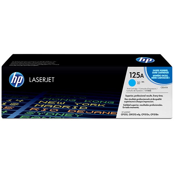 Genuine HP CB541A (HP 125A) Cyan OEM Toner Cartridge
