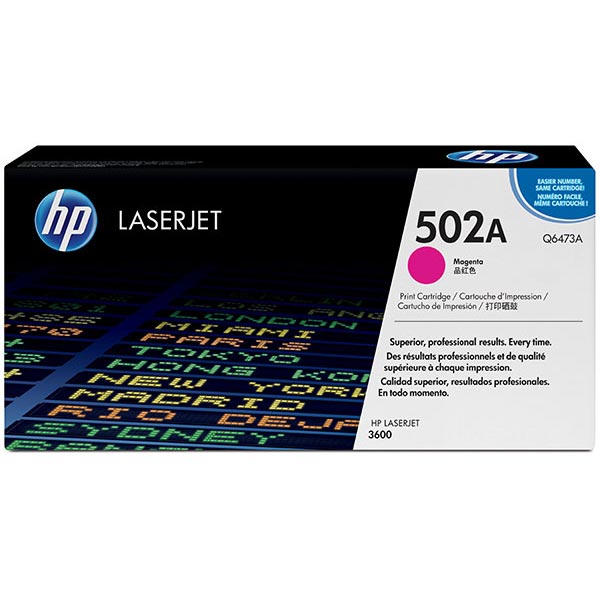 Genuine HP Q6473A (HP 502A) Magenta OEM Toner Cartridge
