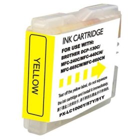 Ultra Premium Quality Yellow Inkjet Cartridge compatible with Brother LC-51Y