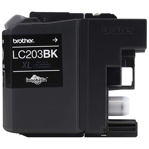Genuine Brother LC-203Bk Black OEM Inkjet Cartridge