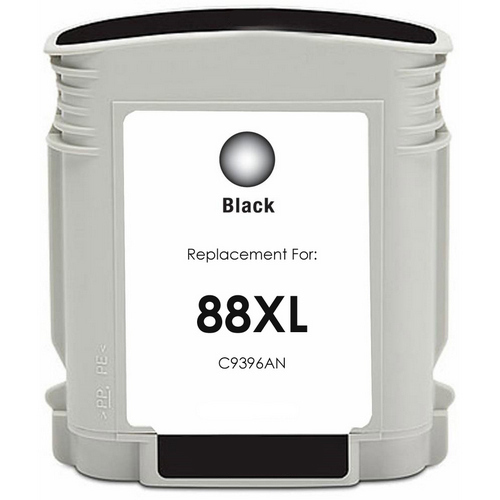 Ultra Premium Quality Black Inkjet Cartridge compatible with HP C9396AN (HP 88XL)