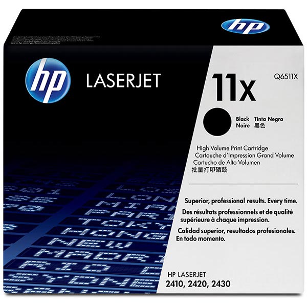 Genuine HP Q6511X (HP 11X) Black OEM Toner Cartridge