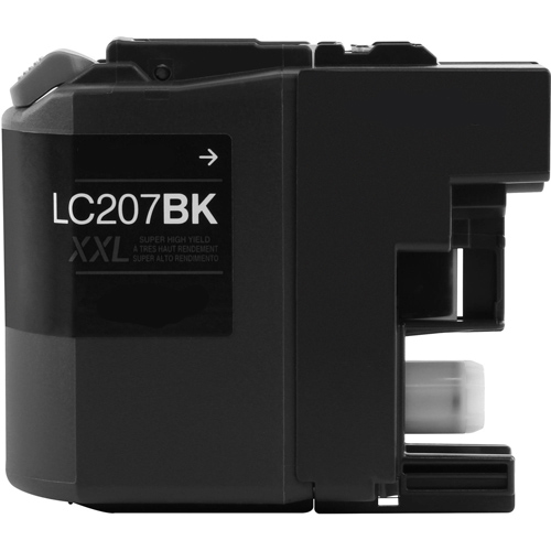 Ultra Premium Quality Black Inkjet Cartridge compatible with Brother LC-207Bk