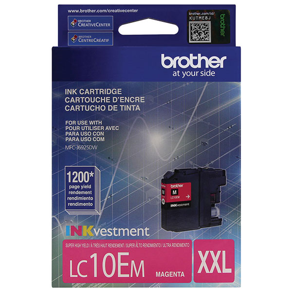 Genuine Brother LC-10EM Magenta OEM Inkjet Cartridge
