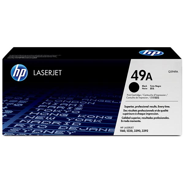 Genuine HP Q5949A (HP 49A) Black OEM Toner Cartridge