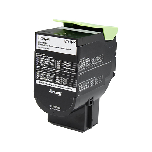 Ultra Premium Quality Black Toner Cartridge compatible with Lexmark 80C1HK0