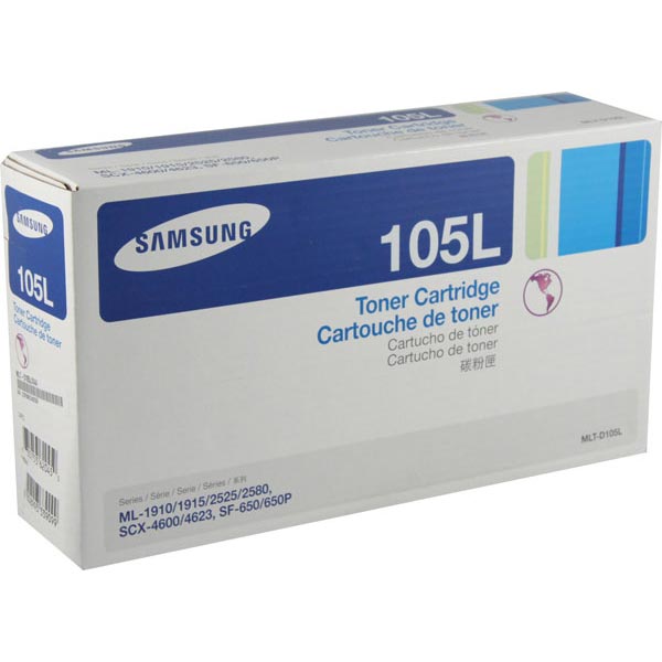 Genuine Samsung MLT-D105L Black OEM Toner Cartridge