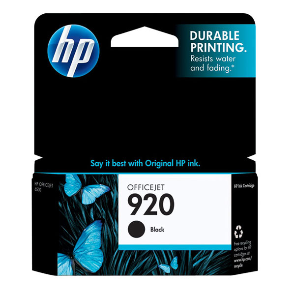Genuine HP CD971AN (HP 920) Black OEM Inkjet Cartridge