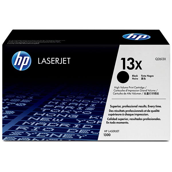 Genuine HP Q2613X (HP 13X) Black OEM Toner Cartridge