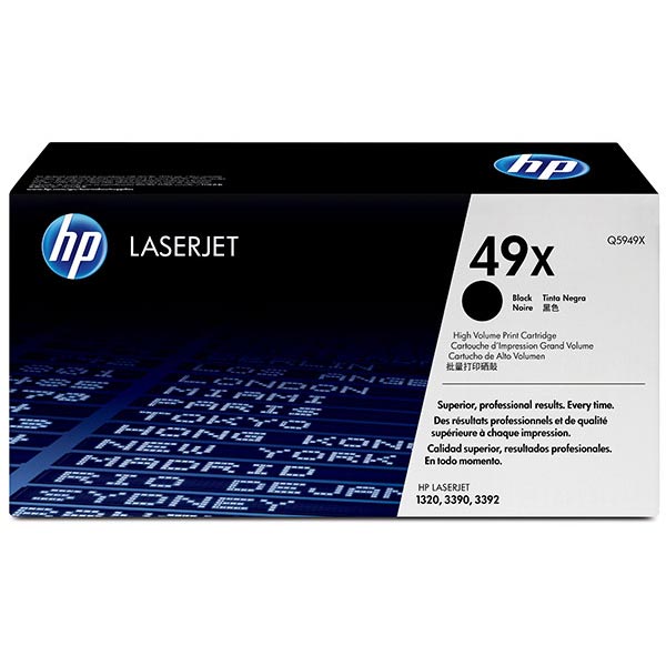 Genuine HP Q5949X (HP 49X) Black OEM Toner Cartridge