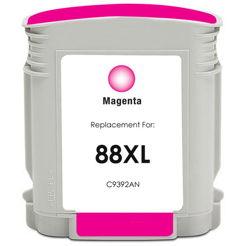 Ultra Premium Quality Magenta Inkjet Cartridge compatible with HP C9392AN (HP 88XL)