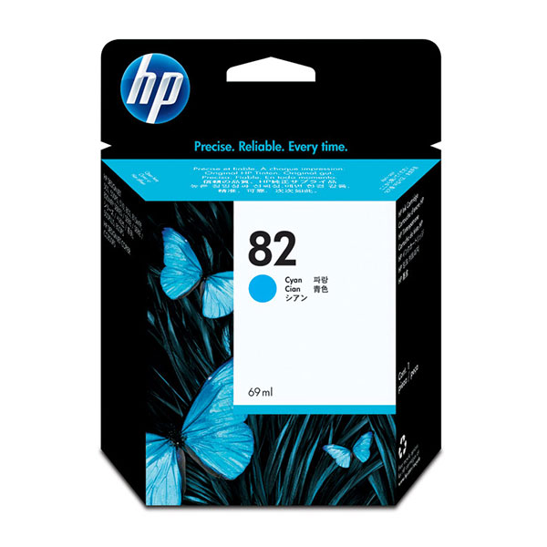 Genuine HP C4911A (HP 82) Cyan OEM Inkjet Cartridge
