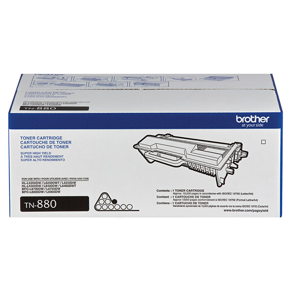 Genuine Brother TN-880 Black OEM Toner Cartridge