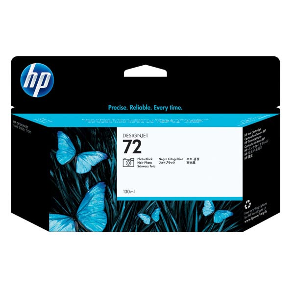 Genuine HP C9370A (HP 72) Black OEM Inkjet Cartridge