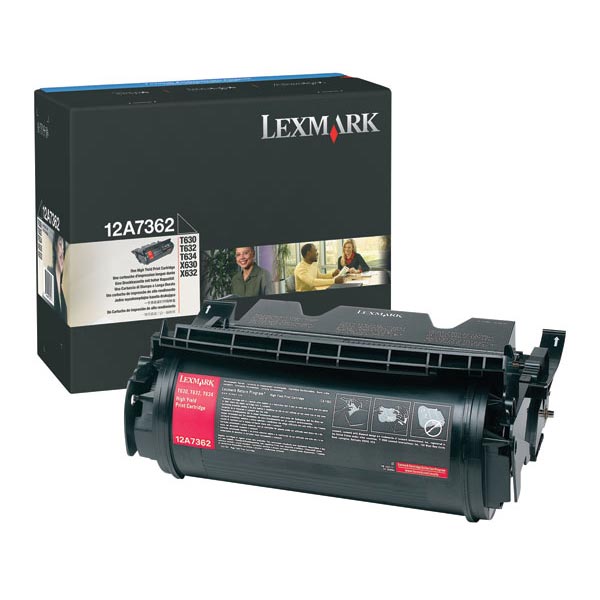 Genuine Lexmark 12A7362 Black OEM Toner Cartridge