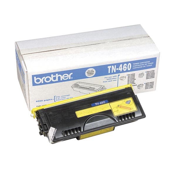 Genuine Brother TN-460 Black OEM Toner Cartridge