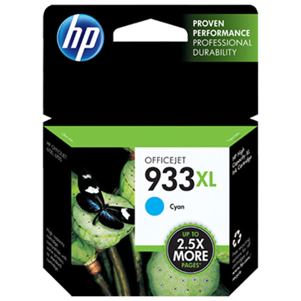 Genuine HP CN054AN (HP 933XL) Cyan OEM Inkjet Cartridge
